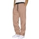 thumbnail image 5 of Pantalones largos de moda para hombre con cordón, cintura elástica, color sólido, pantalones casuales largos de chándal, pantalones para hombre, 5 of 5