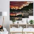 thumbnail image 5 of Design Art - Rocky Mountain River at Sunset, 5 of 5