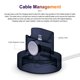thumbnail image 4 of Soporte de carga de silicona 2 en 1 para iPhone Airpods Watch (azul oscuro), 4 of 8