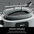 thumbnail image 4 of ZJQYDS Foodi PossibleCooker PRO 8.5 Quart Multi-Cooker, with 8-in-1 Slow Cooker,Dutch Oven,Steamer &More,Glass Lid & Integrated Spoon,Nonstick,Oven Safe Pot to 500°F,Sea Salt Gray,Sea Salt Grey, 4 of 11