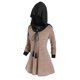 thumbnail image 1 of Más el tamaño de los géneros de punto con capucha con cordón Rosegal Vestidos casuales de talla grande, 1 of 5