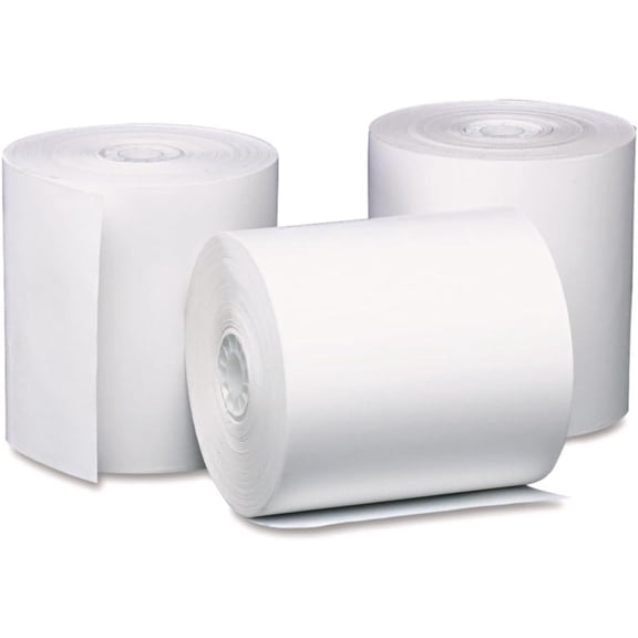 90783044 Direct Thermal Printing Thermal Paper Rolls, 3.13-Inch x 119 ft, White, 50/Carton