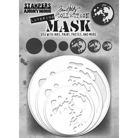 UPC: 0793888454101 | Tim Holtz Layering Mask Set 6/Pkg-Moon
