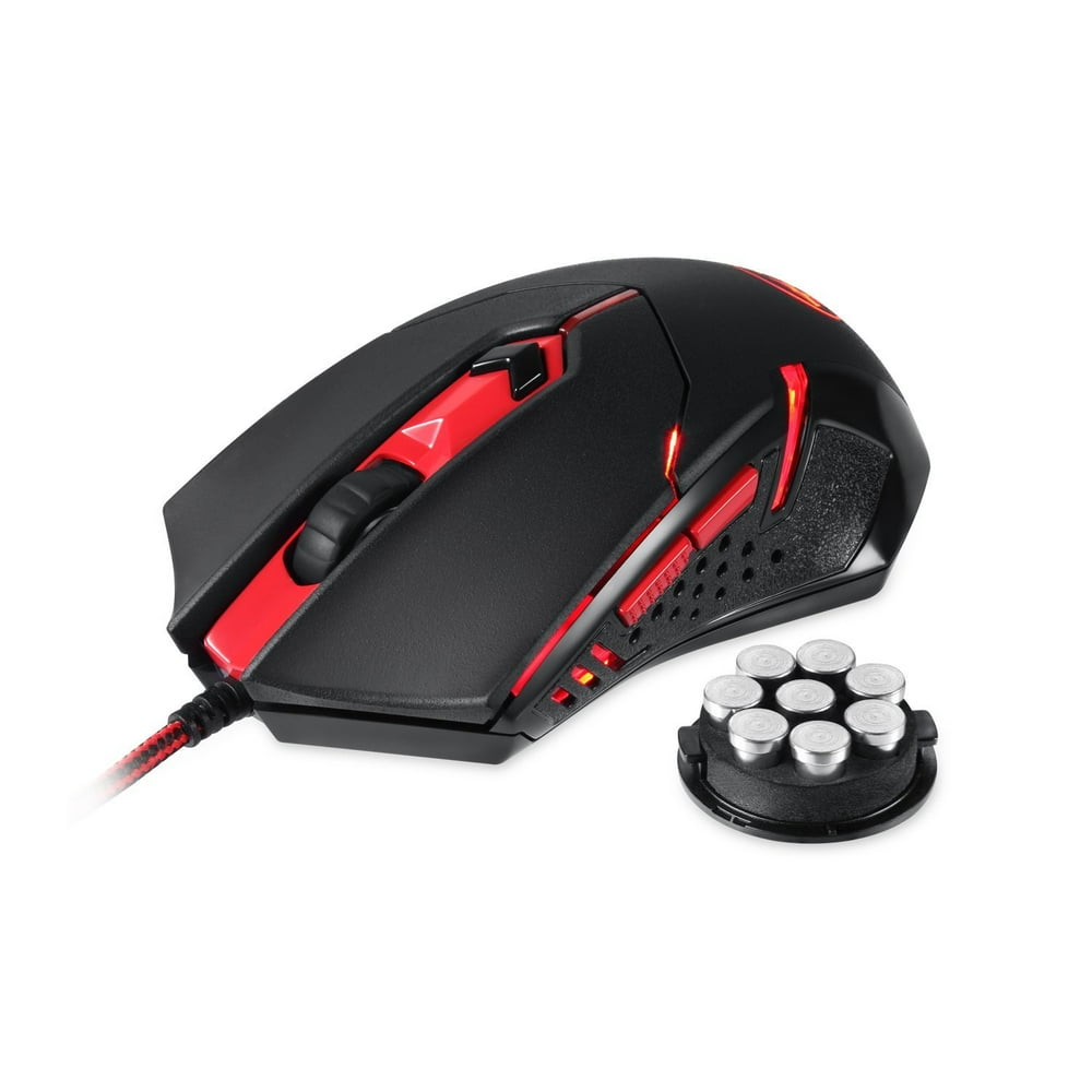 Redragon M601 Gaming Mouse wired with red led, 3200 DPI 6 Buttons