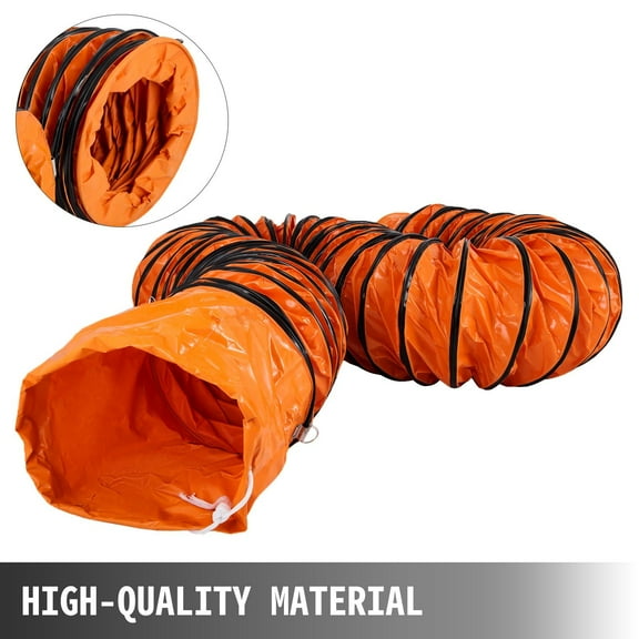 25ft Flexible Ducting Hose Compatible with 12 inch Ventilator Utility Blower Fan - Durable Ventilation Extension