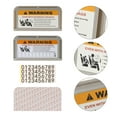 thumbnail image 6 of 2Pcs Car Sun Visor Mount Cards Clip Organizer Car Plastic Cards Holder Supplies, 6 of 8