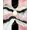 Pink Black White Gold, Pattern 8, variant on Design&I 8'x10' Washable Area Rug Extra Large Skid-Resistant Low Profile Pink Blush Marble Design Abstract Cracked Stone with Veining for Living Room, Family