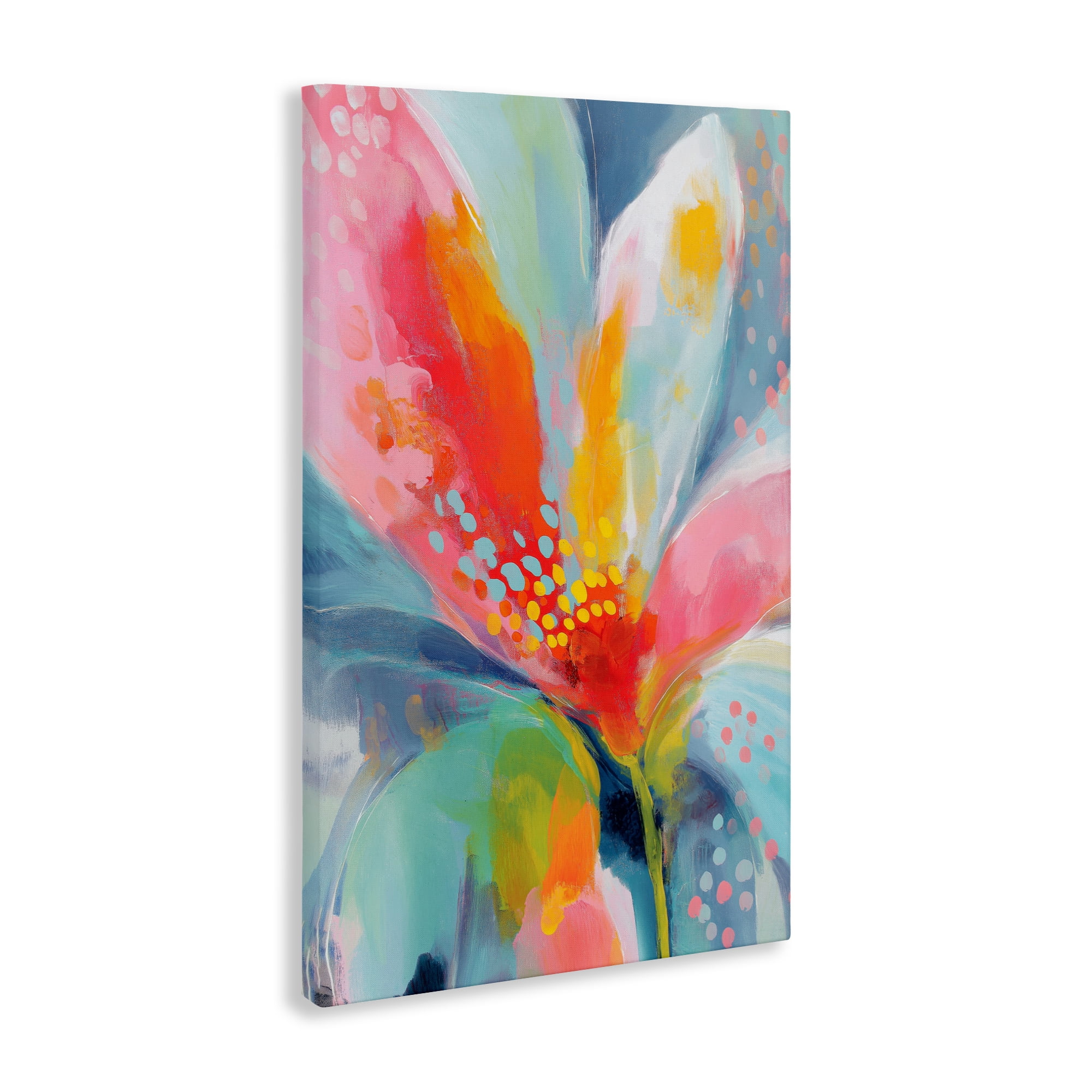 Stupell Industries Dotted Bloom Expression Canvas Wall Art, design by Chromatic Storm Studio