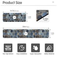 thumbnail image 3 of Yayeee Faucet Mat for Kitchen Sink 14.7" Diatomite Long Splash Guard Pad, Elegant Hexagon Pattern, 3 of 7