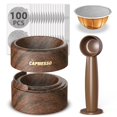 thumbnail image 1 of Kit de recarga para cápsula Vertuo reutilizable para Nespresso con 100 tapas, 1 of 7