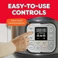 thumbnail image 5 of Duo 7-in-1 Mini Electric Pressure Cooker, Slow Rice Cooker, Steamer, Sauté, Yogurt Maker, Warmer & Sterilizer, Includes Free App with over 1900 Recipes, Stainless Steel, 3 Quart, 5 of 8