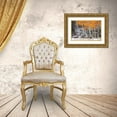 thumbnail image 3 of Jones, Mike 14x11 Gold Ornate Wood Framed with Double Matting Museum Art Print Titled - A Little Bit of Winter, 3 of 4
