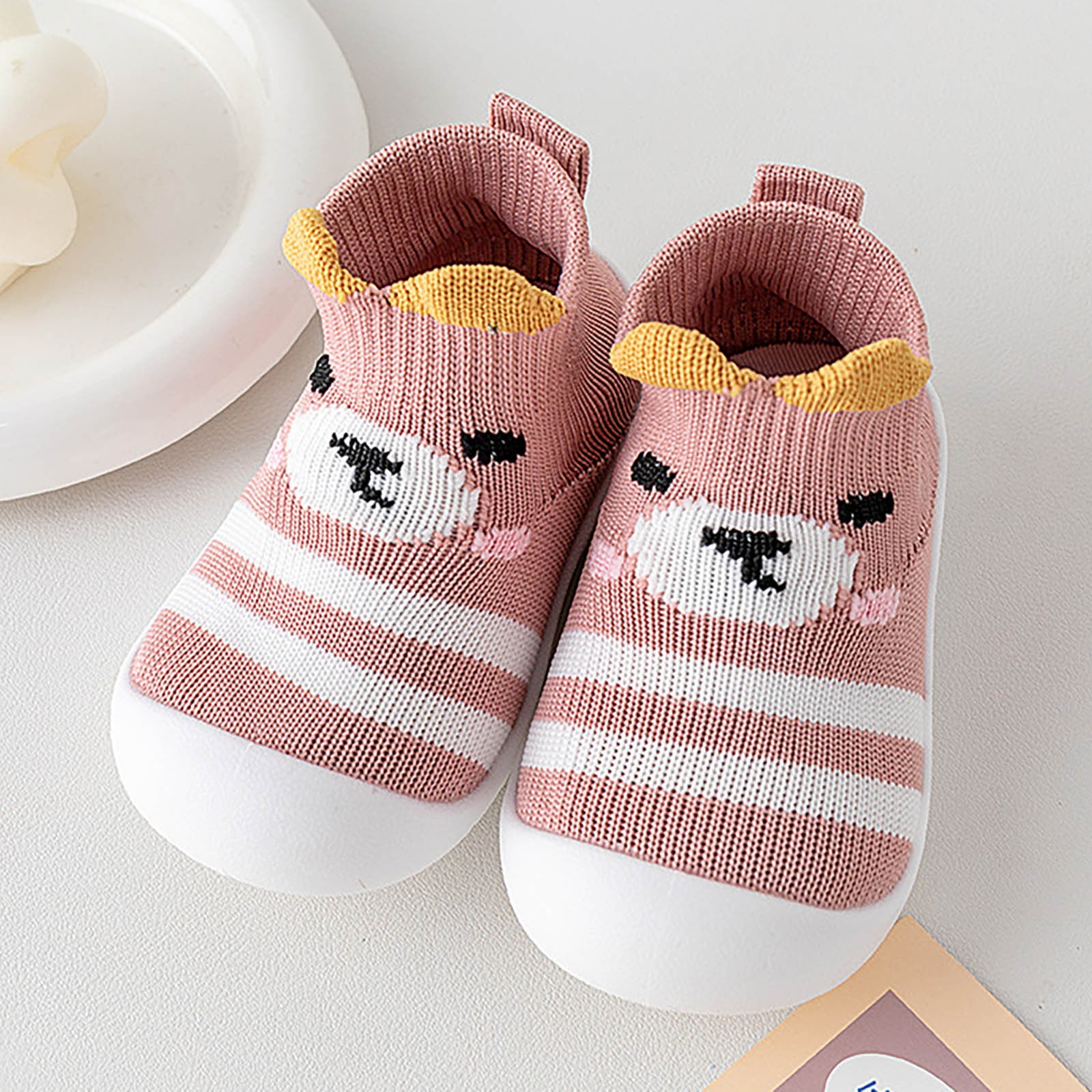 Baby Sock Shoes Infant Walking Shoes Soft Rubber Sole Non-Slip
