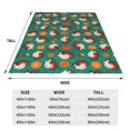 thumbnail image 3 of Sikiie Cartoon Turkey Ultra-Soft Micro flannel Blanket Luxury All Seasons Warm Blanket for Bedding Sofa and Travel (4 sizes)-40"x30", 3 of 7