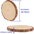 thumbnail image 2 of Discos rústicos para manualidades Wood Slices KOHAND, 30 unidades, de 9 a 10 cm, 2 of 6