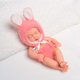 thumbnail image 1 of Muñecas de vinilo suaves para recién nacidos de 7,48 pulgadas con conjunto de ropa que incluye chupete, muñeca realista de aspecto real., 1 of 7