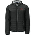 thumbnail image 2 of Men's Cutter & Buck  Black Cincinnati Reds Rainier Primaloft Eco Full-Zip Hooded Jacket, 2 of 3