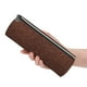 thumbnail image 5 of Disketp Dark Brown Glitter Estuche Organizador de Lápices de Cuero, Estuche de Oficina con Cremallera para Bolígrafo y Lápiz, 5 of 6