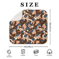 thumbnail image 4 of Pioneer Flower Floral Print Pattern Kitchen Dish Drying Mat 1 Pack, Ultra Absorbent Microfiber Drainer Mat, 16"x18", 4 of 6