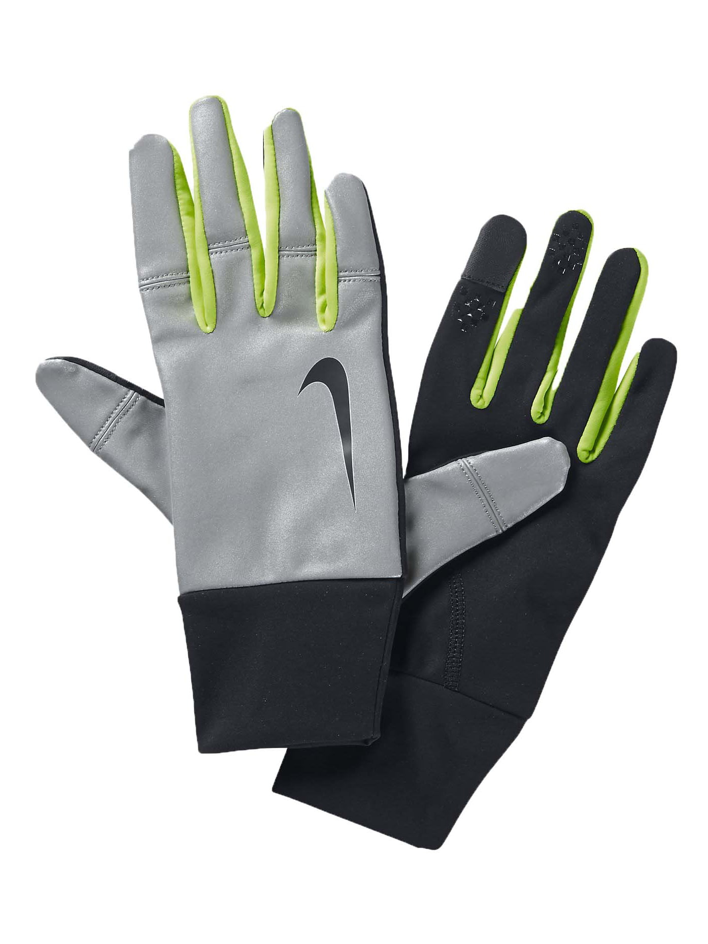 Nike Men's Vapor Flash Running Gloves-Black/Volt - Walmart.com
