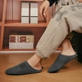 thumbnail image 7 of Fuzzy Slippers For Women Men Couples Winter Home Cotton Slippers Soft Bottom With Thickened Velvet Warm Slippers Warm Cozy Winter House Slippers Bedroom Indoor House Shoes, 7 of 7