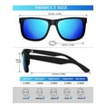 thumbnail image 3 of KALIYADI Sunglasses Men Polarized Sun glasses for Mens Womens Classic Matte Black Frame UV Protection 3pack, 3 of 8