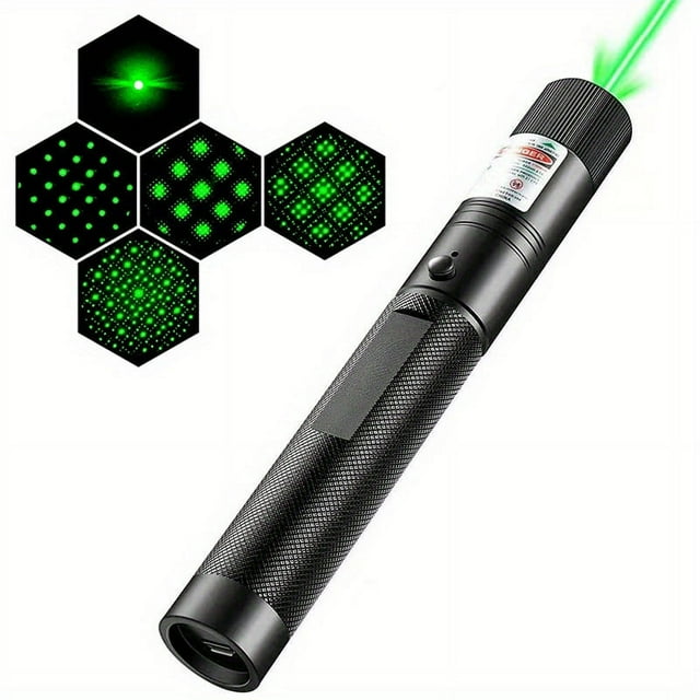 Laser Pointer High Power, Green High Power Laser Pointer Long Range Strong Green Laser Pointer Light Rechargeable Laser Pointer Pen For Teaching Hunting Outdoor Hunting High Power Lazer Pointer