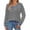 Sky Blue, variant on Danhjin Women's Striped Sweaters Casual Print Tops Long Sleeve Crew Neck Oversized Pullover Fall Winter Fashion Comfy Soft Shirts Loungewear Outdoor Knitwear Blouses