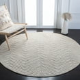 thumbnail image 2 of SAFAVIEH Martha Stewart Urban Chevron Floral Area Rug, Chamois Beige, 5' x 8', 2 of 5