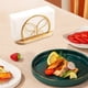 thumbnail image 5 of Soporte para servilletas de mesa moderno de metal, soporte para servilletas para mesas de cocina y encimeras, soporte para servilletas de cóctel para uso en interiores y exteriores, soporte para servi, 5 of 6