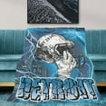 thumbnail image 6 of Football City Blanket Gifts for Men Cozy Throw Flannel Blanket for Sofa Couch 60x50 Inches (Detroit), 6 of 6