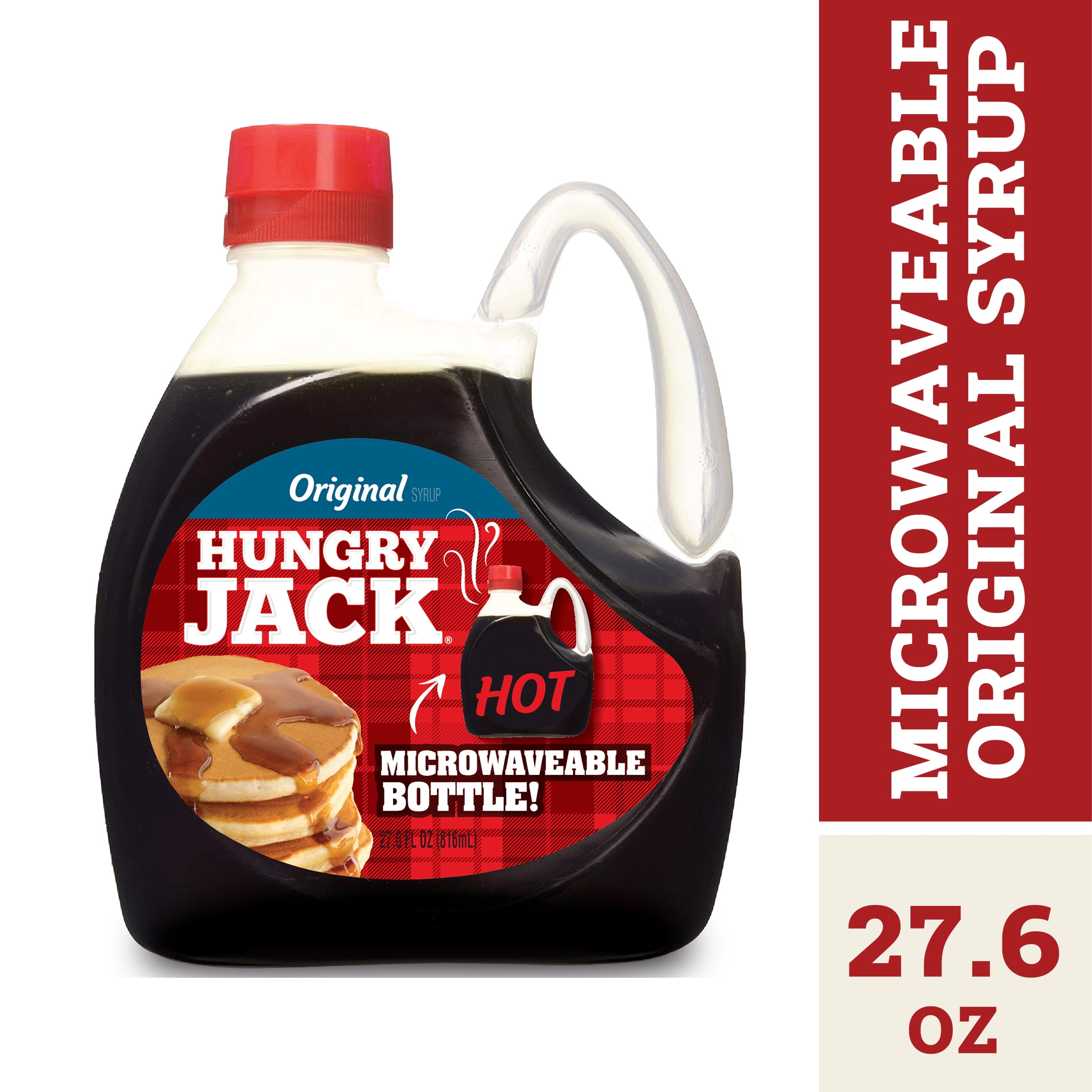 Hungry Jack Original Pancake Syrup, 27.6 Fl Oz Bottle