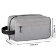 thumbnail image 2 of Neceser Vorspack para colgar, kit Dopp, resistente al agua, color gris, 2 of 7