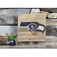 thumbnail image 2 of Sporticulture  11.75 x 11.75 in. Team Pride NFL Seattle Seahawks String Art Kit, 2 of 2
