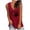#7-Red, variant on Pntutb Tops Womens Casual Loose Solid Love Print V-Neck Sleeveless Tank