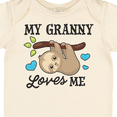thumbnail image 4 of Inktastic My Granny Loves Me with Sloth and Hearts Boys or Girls Baby Bodysuit, 4 of 5