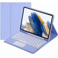 thumbnail image 1 of Funda con teclado táctil para Samsung Galaxy Tab A8 de 10,5 pulgadas modelo 2022 (SM-X200/X205/X207), con portalápices - Teclado Bluetooth táctil magnéticamente desmontable, 1 of 7