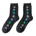 thumbnail image 2 of HUPOM 1 Pair Socks for Women Summer Clearance Fashion Crew Soft Tube Socks Black Size 235-260, 2 of 2