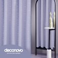 thumbnail image 4 of Cortinas opacas Deconovo con estampado de diamantes plateados, aislantes térmicos, con ojales, color morado claro/diamante, 132 cm de ancho x 137 cm de largo, para habitación infantil, 4 of 7