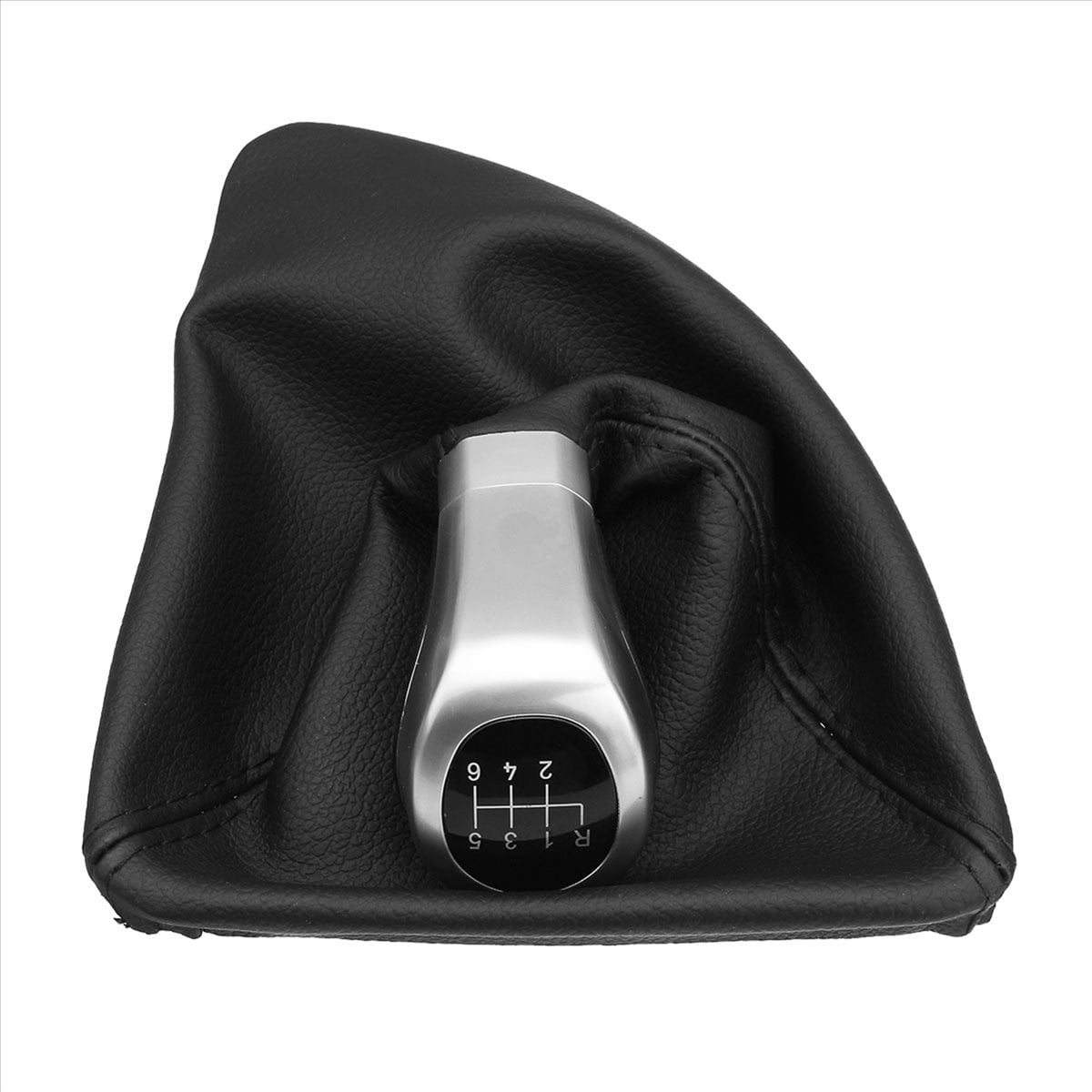 2X 6 Speed Manual Gear Shift Knob Shifter Lever Boot Cover for 1 Series E81 E87 E87Lci E88 E82