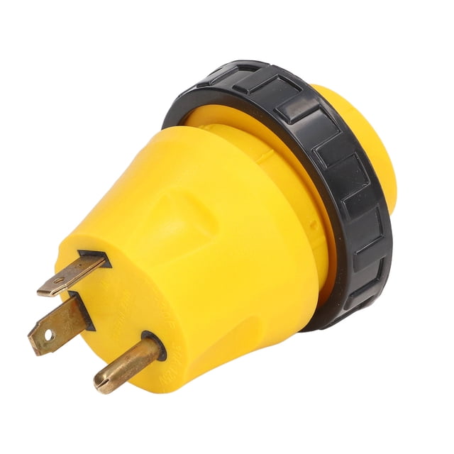 Conector de alimentación del generador TT 30P a L5 30R Enchufe de conversión con anillo de bloqueo Enchufe estadounidense 125 V 30 A