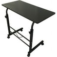 Table Removeable Removable Sofa Side Table Desk with Wheels, Tray Table Portable Side ...