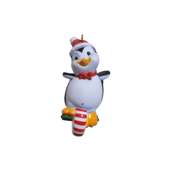 1983 Peppermint Penguin (Penguin) Hallmark Keepsake Christmas Tree Ornaments QX4089