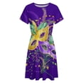 thumbnail image 4 of Lent Approaches Sundress Short Sleeve Dress Summer Women Clothes Dress for Women Dresses, 4 of 7