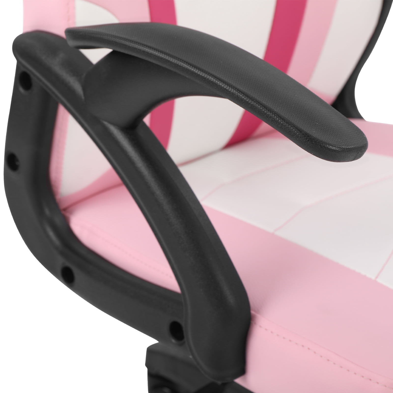 Swivel Gaming Chair for Boys Girls Kids Activity Chair High Back Ergonomic Racing Computer Chair, Height Adjustable, Pink