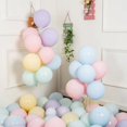 thumbnail image 4 of Globo macarrón de 10 pulgadas, globo de látex de color grueso de 2,2 g, diseño de escena de fiesta de cumpleaños, 4 of 4