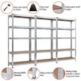 thumbnail image 3 of Costway Étagère de Rangement Robuste de 71 Pouces, Acier Métal, Étagère de Garage, 5 Niveaux, Tablettes Ajustables, 3 of 10