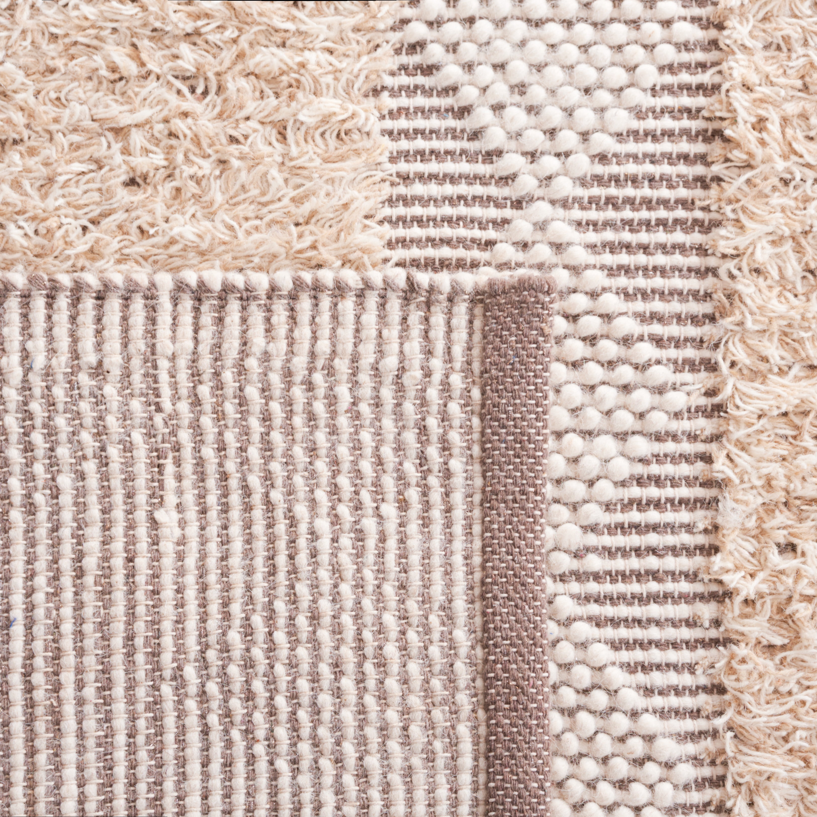 SAFAVIEH Natura Raleigh Geometric Area Rug, Beige/Ivory, 5' x 8'