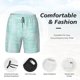 thumbnail image 3 of Fotbe Blue Bright Traje de Baño para Hombre – Shorts de Natación de Secado Rápido con Forro y Bolsillos-Medium, 3 of 6