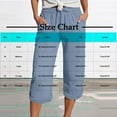 thumbnail image 3 of ShiShine Women's Capris with Pockets Stretch Lightweight Casual Cargo Pants Cropped Trousers Outdoor Clothes, 3 of 5